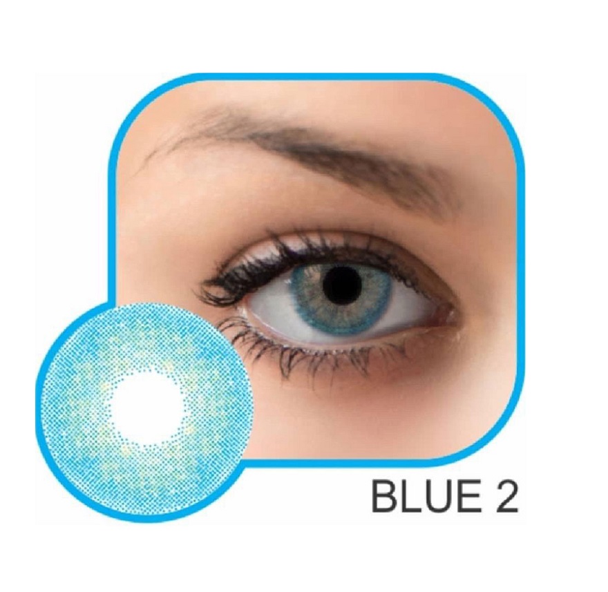 لنز آبی آسمانی گلامور Blue 02